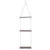 Courtyard Vintage Wood Wall Hanging Shelf Plant Flower Pot Shelf Rack Home Decor(Three Layer )