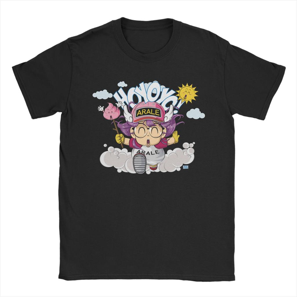 Camisetas Divertidas de Arale Dr. Slump Anime para Hombre y Mujer 100% Algodón Camiseta de Humor Cuello Redondo Mangas Cortas Ropa Nueva Llegada