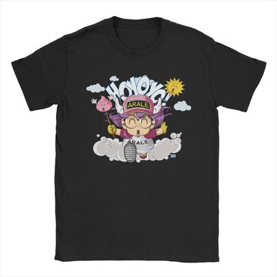 Dr. Slump pólók Férfiaknak Nőknek Pamut Vicces pólók Kerek nyakú Arale Hoyoyo Póló Rövid ujjú Felsők Nagy méretű