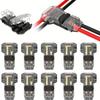 T1 T2 Wire Cable Quick-Connect Snap-In Terminals - No Welding/Peeling Automatic Plug Joints, Professional Electrical Accessories