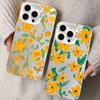 Fashion Colored Flower Laser Phone Case For iPhone 17 16 Pro Max 15 14 Pro Max Plus 13 Mini 12 11 Pro Max Shockproof Cute Covers