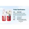 Colgate Toothbrush & Attack Laundry Detergent Bundle