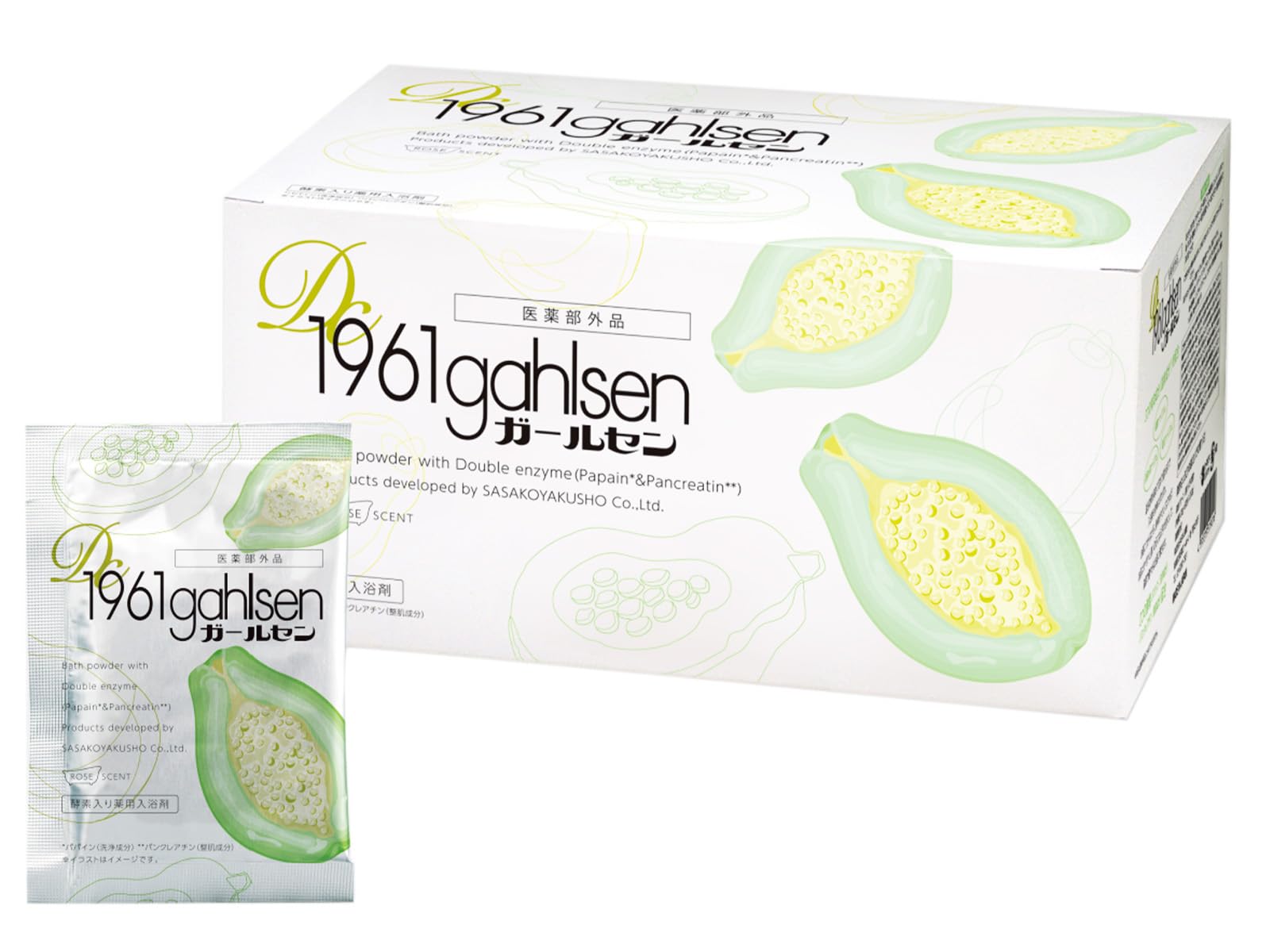 

Then x 60 Double Enzyme Bath Papain Hot Cold Rose Chlorine Natural Moisturizing Gift Girl s 60-pack (20g packets) Additive, Refreshing, Enzyme, зелёный