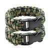 2 Stück Outdoor-Sportarmbänder Paracord-Schnurarmbänder Survival-Handgelenkkette