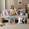 Hot Singer S-Swifts Pillow Case Plush Fabric Soft Pillowcase Double Sided Print Sofa Cushion Cover Throw Pillow Cover