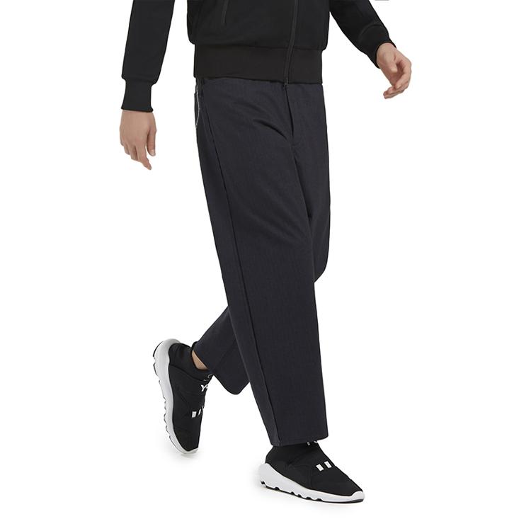 Y-3 Casual Pants Men's Black Moderate Straight Fit Pants DP0600