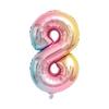 First Birthday Crown and Number Balloons for Baby Photo Props and Party Decoration