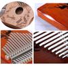 Thumb Piano Finger Electric Box Perform Style 21Tone Manual Tune 17keys Kalimba Can Be Connected To Audio Birthday Festival Gift