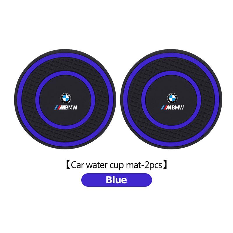 For BMW 2pcs Car Auto Cup Holder Anti Slip Coasters Universal Interior Accessories E46 E90 E60 F10 E39 F30 E36 E87 E90 E30 E53