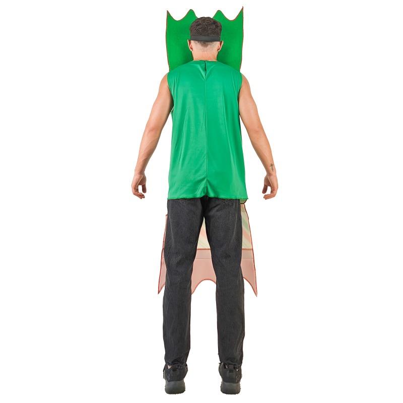 Adult Christmas Cracker Costume Men Funny Christmas Party Props Festival Theme Red and Green Gold Jumpsuits
