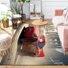 1Pc Mcqueen Rug, Office Carpet Indoor Outdoor Doormat, Non-Slip, Comfortable, Living, Christmas Halloween,  Xmas Gift S1463