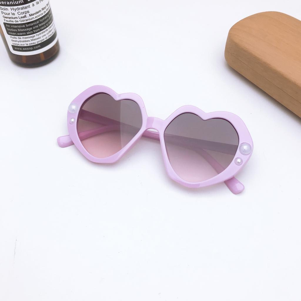 Lunettes de soleil Amour Petites amies Pool Party Couleur Bonbon Lunettes Cœur Pêche Lunettes de soleil Tendance en Forme de Cœur