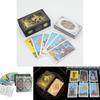 High-quality Pvc Tarot Cards Waterproof, Gold Foil, And Laser Printed For Card Games