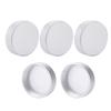 5pcs Metal C Mount Rear Lens Cover   27mm for CCTV TV Lenses (Black)