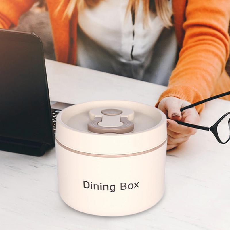 Thermal Containers For Hot Food Hot Soup Jar With Spoon Leakproof Lunch Box Large Capacity Snack Container With Handle For