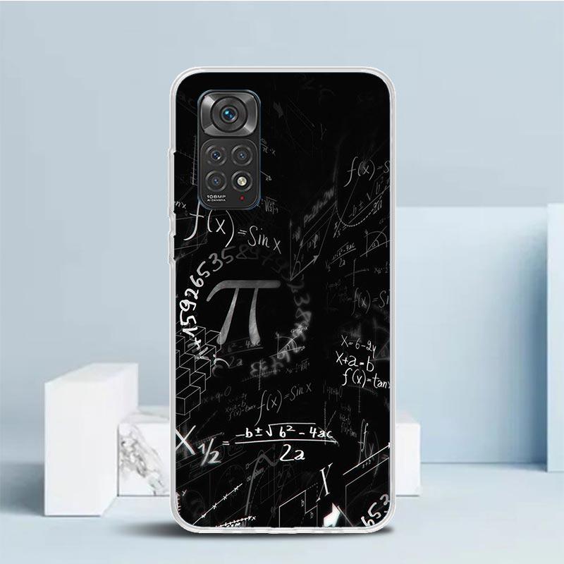 

Physics Chemical Mathematics Phone Case For Xiaomi Redmi Note 15 14 14S 13 12S 12 Pro Plus 11S 11 11T 11E 10S 10 + Soft TPU Back Redmi Note 12 4G