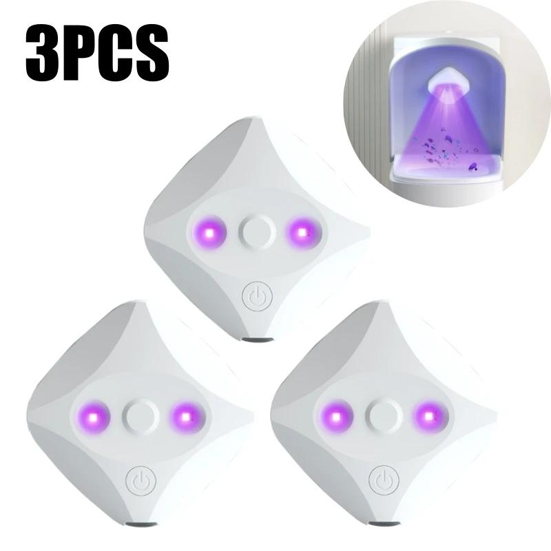 

Smart Toilet UV Disinfection Lamp Bathroom Sterilizer Automatic Germicidal Light for Home Use Motion Sensor Sanitizing Device