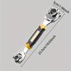52 In 1 Tooth Shaped Multifunctional Wrench Socket Metric 360 Degree Multifunctional Sleeve Wrench Tool 8-19mm, 12 Tooth Non-magnetic Ratchet