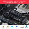 MZHOU 2-Pack M.2 Key Transfer PCI-E 1X4X Card To M.2 NGFF Adapter Card (2 Packs)