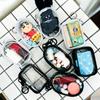 Mini Transparent 10cm Doll Pouch Keychain 8 Types Storage Square Round