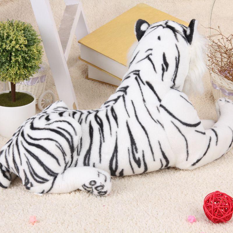 Tiger White Stuffed Animal Plush Soft Doll Toy Kids Baby Cuddle Pillows Toy