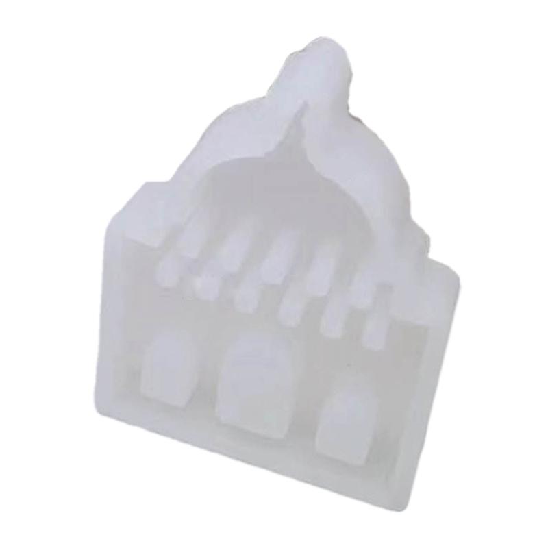 Mosque Shaped Resins Molds, Mosque Shaped Silicones Molds for Making Tealight Holder Decorations Desk Decorations