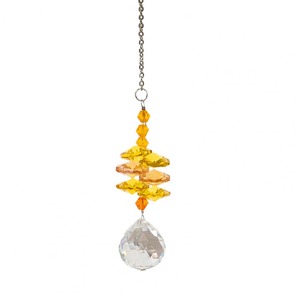 Faux Crystal Sun Catcher Crystal Prism Sun Catcher for Home Garden Decor Healing Rainbow Maker Window Ornament Unique Gift