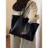Large-capacity Bag Women's Versatile 2025 New Simple Shoulder Bag College Student Class Bag Commuter Tote Bag