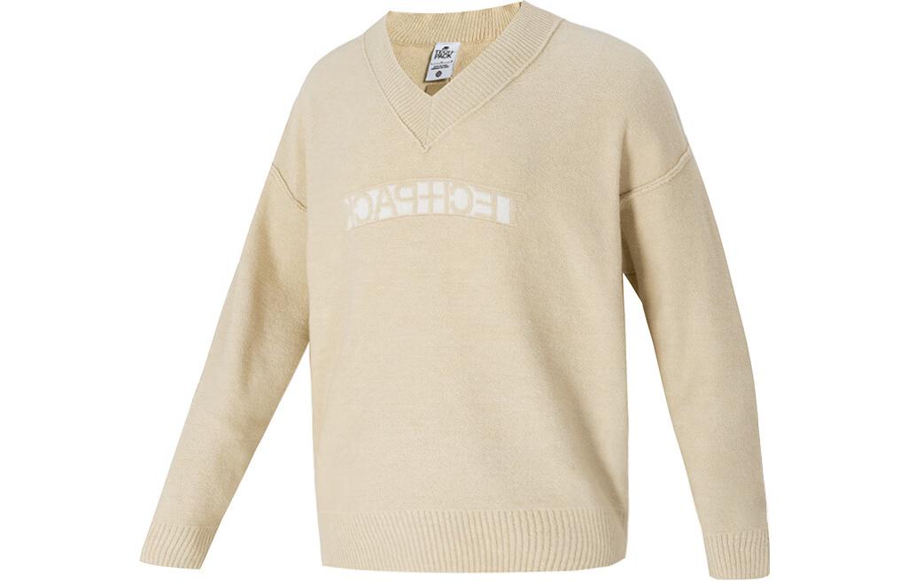 Nike Knitwear Men s Khaki V Neck Moderate Other FB7810-126 XL
