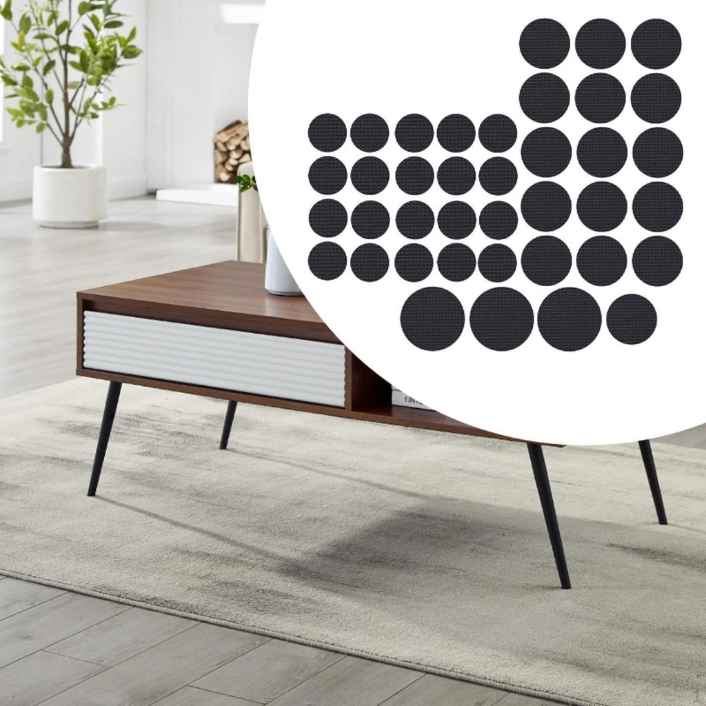 Non Slip Furniture Pads Parts Chair Leg for Home Hardwoods Floors Table Round 40pcs