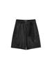 Naseohabi Smoke Coated Shorts_Black