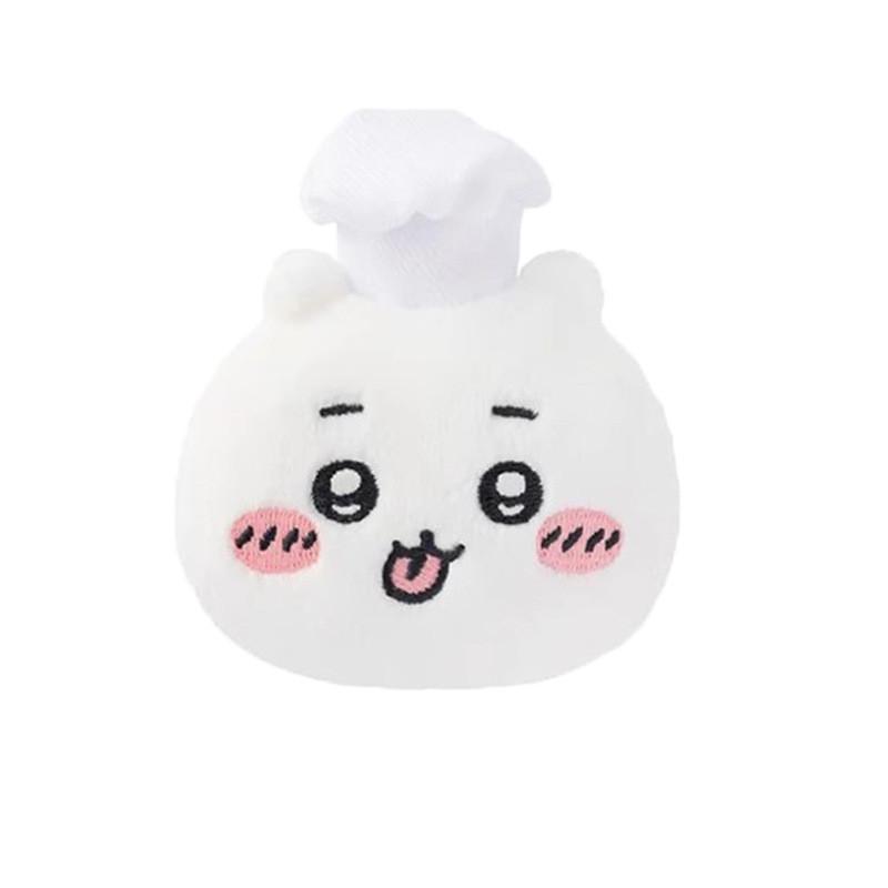 Plush Chiikawa Cartoon Pin With Restaurant Chef Hat Design For Home Gift Toy