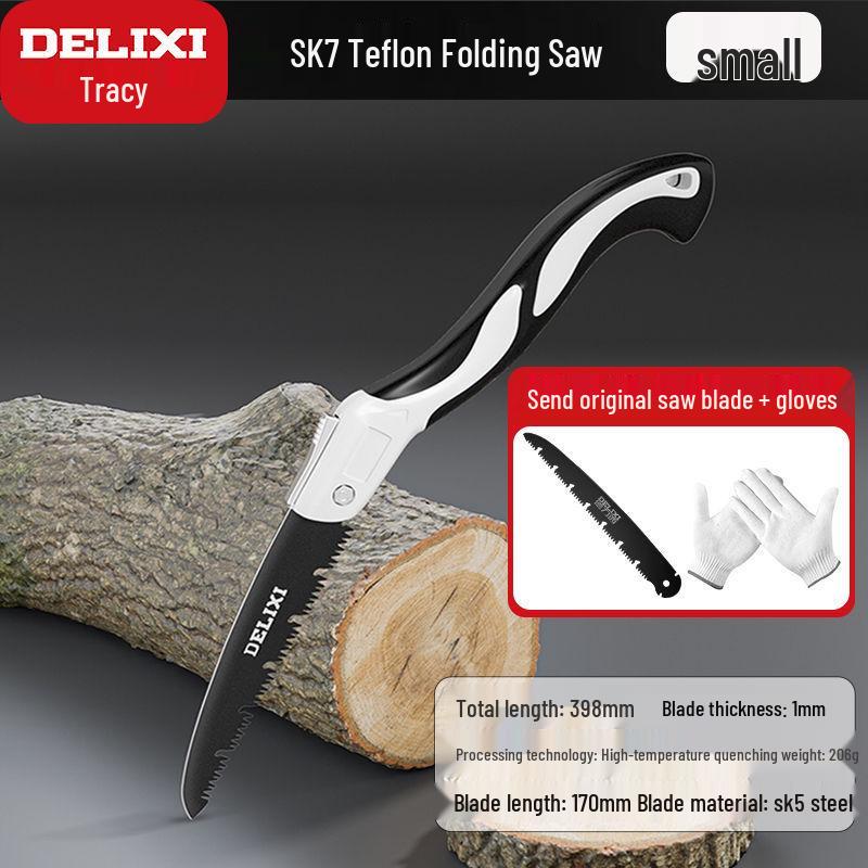 Compact Handheld Folding Woodworking Saw for Trees and Woodcraft