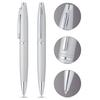 CROSS Calais Ballpoint Pen Medium Satin Chrome AT0112-16 Oil-Based