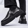 Mode CYYTL Herrklänningsskor Läder Arbete Vardaglig Kontor Business Loafers Plattform Sneakers Utomhus Promenad Sport Lyx Sommar Designer