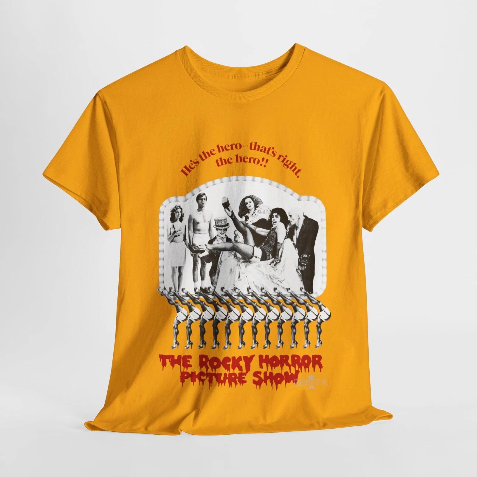 

Футболка The Rocky Horror Picture Show 1975 100% Хлопок Мужские Футболки Топ от Ricky P Унисекс Тяжелый Хлопок S