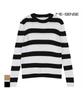Misens Two-Tone Striped Pattern Slim Knit_Mb32Knmd03Z