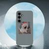 Cute Animal Cat Dog Art For Samsung Galaxy S23 S24 S25 Ultra S22 Plus S21 Black Soft Case Waterproof Soft Case
