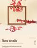 Mid-Autumn Festival & National Day DIY Paper Cut and Paint Kit: Children's Eco-Friendly Chinese Style 3D Photo Frame.