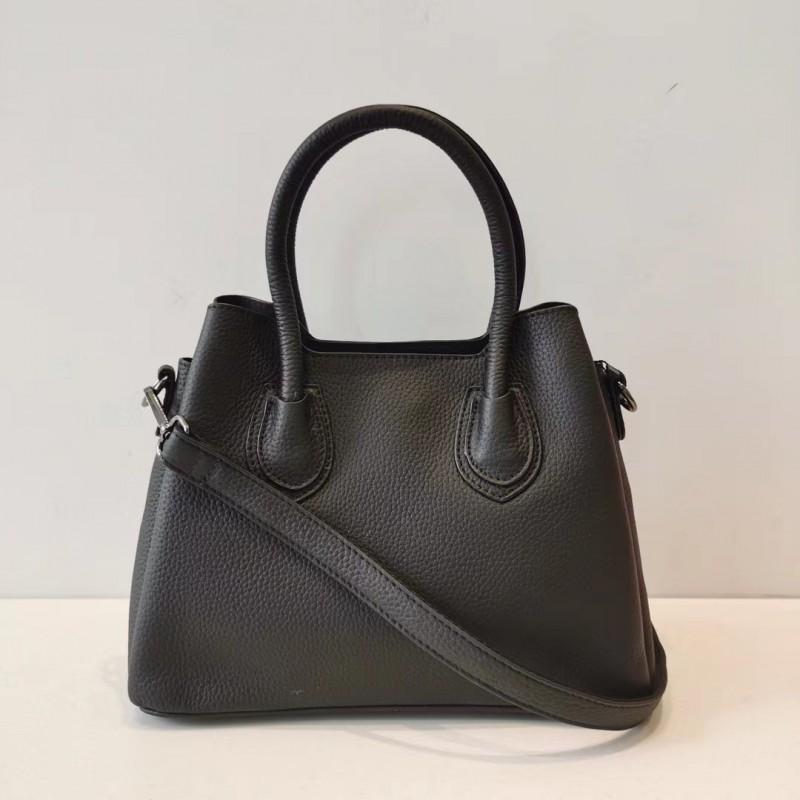 

Genuine Leather Bags Large Capacity Tote Women s High-end Simple Light Luxury Commuter Portable Bucket L 27 W 12 H 32CM чёрный