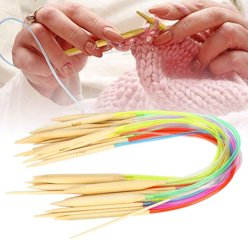 18pcs Wood Double Point Knitting Needles 2mm - 10mm Sizes Knitting Tool Set  Knitting Projects