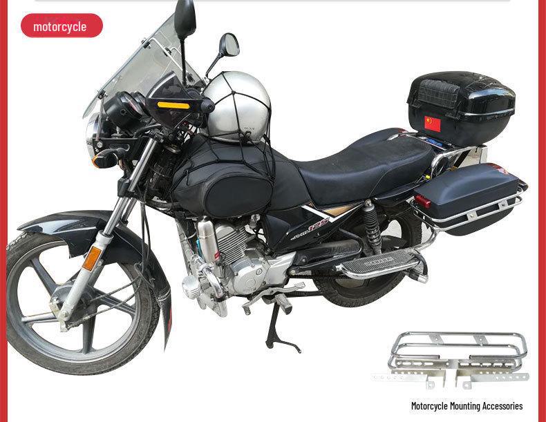 K6 Motorrad-Seitenbox mit Lichtern – 2 oder 3 Boxen, ABS-modifizierter Kofferraum und Heckbox