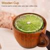 Portable Wooden Cup Natural Wood Wooden Mug Vintage Drinking Cup  Tea
