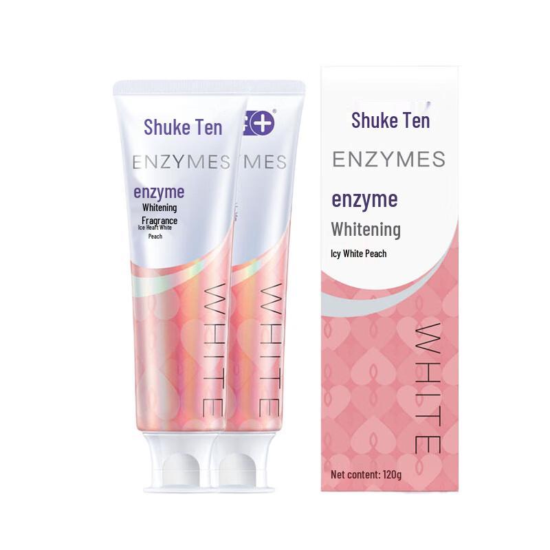 

Shuke Whitening Enzyme Toothpaste - Icy Peach 2-Pack