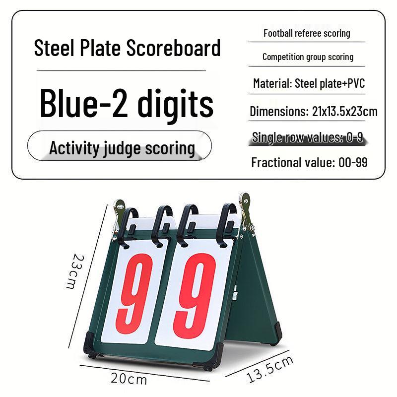 Multi-Sport Flip Scoreboard for Basketball, Billiards, Table Tennis, and Volleyball