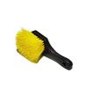 Car Tire & Wheel Cleaning Brush - Soft Bristle PVC Brush for Dust, Wheel Hubs, & Foot Pads