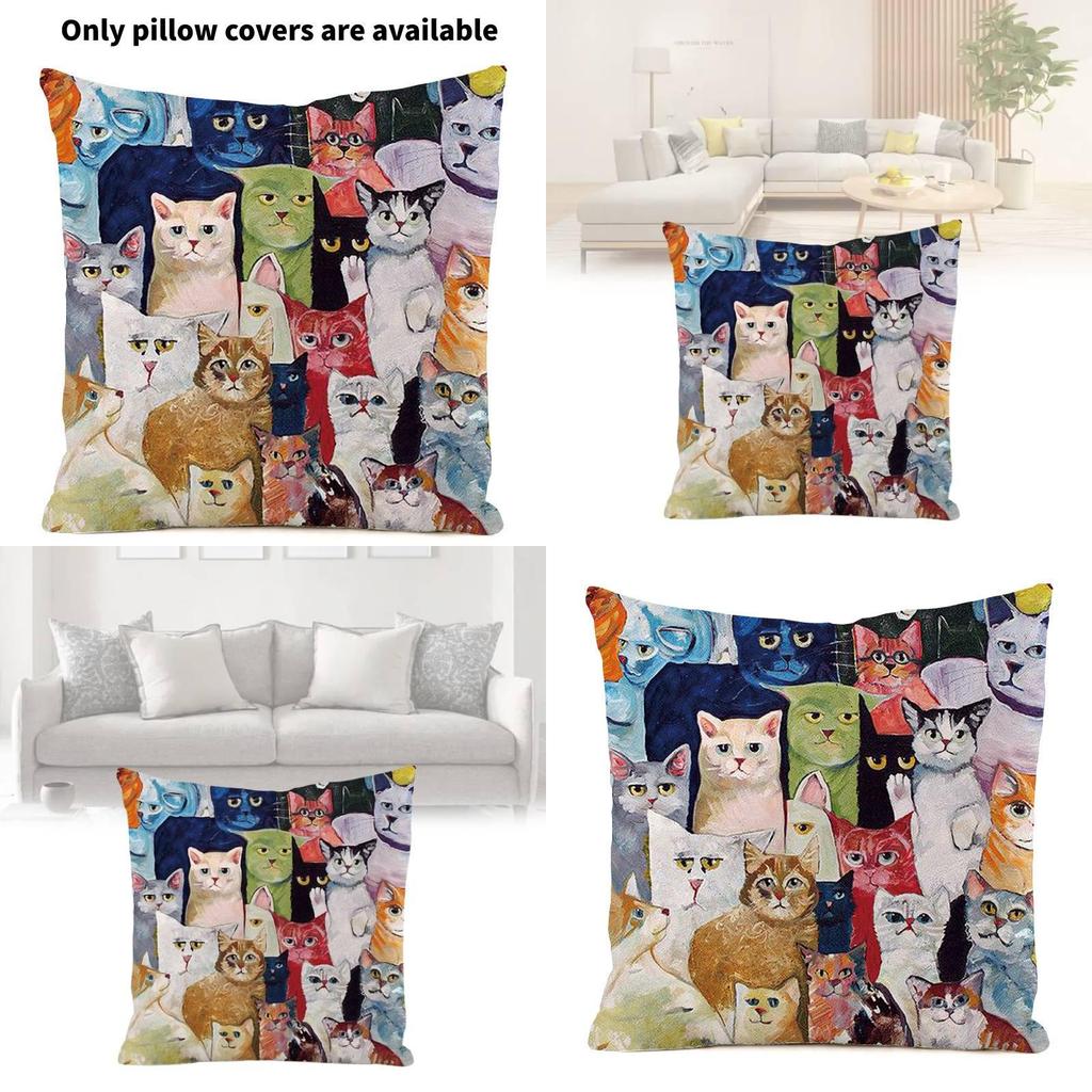 Sofa-Kissenbezug mit Tiermotiv aus Seidenstoff für Couch-Dekoration und als Geschenk