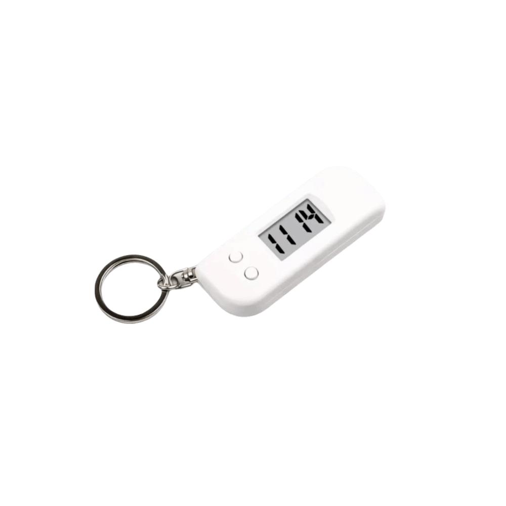 

Luminous Digital Electronic Clock LED Display Digital Pocket Clock Hanging Keychain Clock Backpack белый