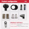 Kit di accessori di ricambio per chiave a bussola a cricchetto da 1/4'', 3/8'' e 1/2'', 24/45 denti