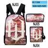 Classic Popular Wild Hearts Game 3D Print 3pcs/Set pupil School Bags Laptop Daypack Backpack Inclined shoulder bag Pencil Case